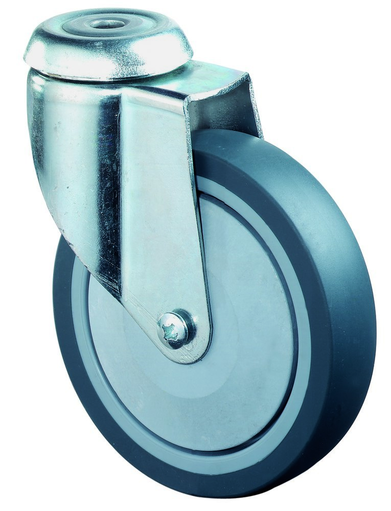 Artikelbild 2 des Artikels Apparate-Lenkrolle Ø125mm Gummi grau Bauhöhe 158mm