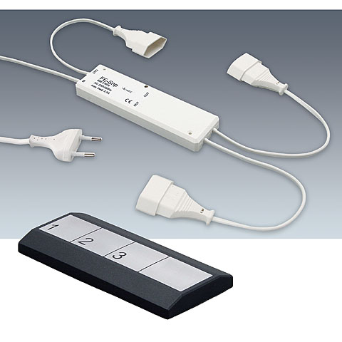 3-Kanal Funkschalter Set, 230 V AC, bis max.