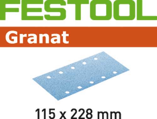 Festool Schleifstreifen 115x228mm Granat K 120