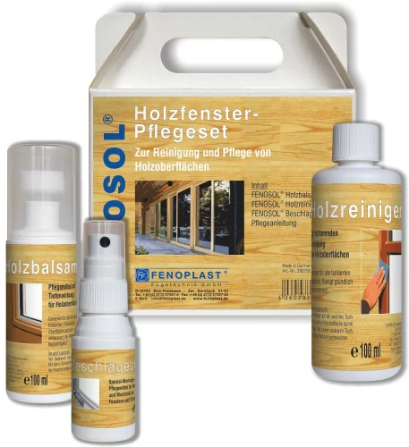 FENOSOL Mini Pflegeset für Holzfenster