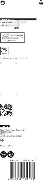 Artikelbild 2 des Artikels Bosch SELFCUT EXPERT Flachfräsbohrer 32x152mm