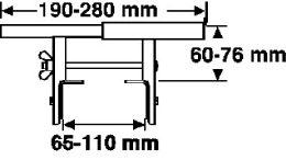 Artikelbild 4 des Artikels Universal-Heizkörperkonsole 190 mm hell verzinkt
