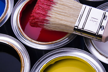 Farbmischservice, genau auf Ihre Wunschfarbe angepasst.