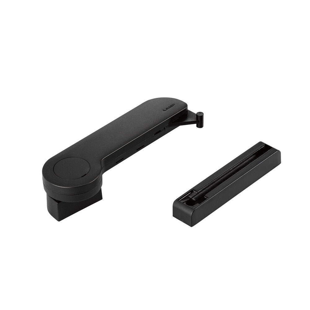 Türdämpfer schwarz, m. Zuhaltung, Türgew. 15-40 kg