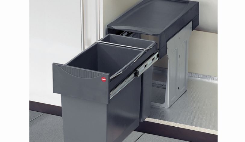Artikelbild 1 des Artikels Einbau Abfallsammler Hailo Tadem, 2 x 15 Liter Einbau Abfallsammler Hailo Tadem, 2 x 15 Liter