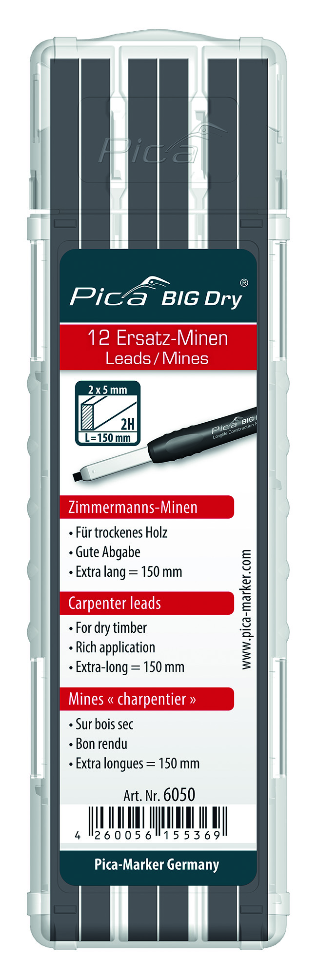 Artikelbild 1 des Artikels Pica Big Dry Ersatzminen -Set Zimmermann Pica Big Dry Ersatzminen -Set Zimmermann