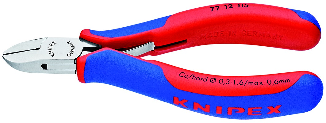 KNIPEX Elektronik-Seitenschneider 7712 115mm