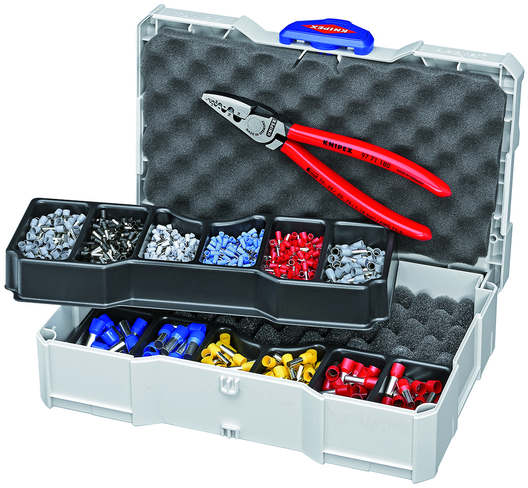 Artikelbild 1 des Artikels KNIPEX Crimp-Sortiment für Aderendhülsen 979006 KNIPEX Crimp-Sortiment für Aderendhülsen 979006