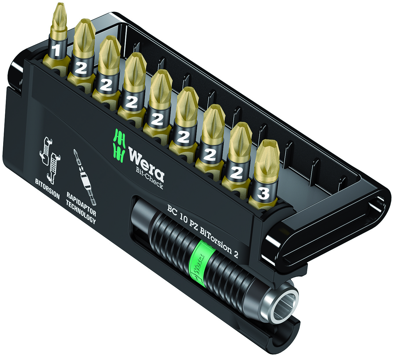Wera Bit-Satz Check 10 PZ BiTorsion 2