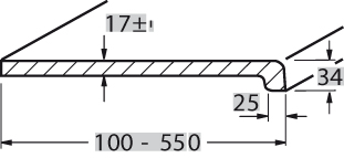 Artikelbild 1 des Artikels Werzalit Fensterbank Exclusiv 34/100mm creme Werzalit Fensterbank Exclusiv 34/100mm creme