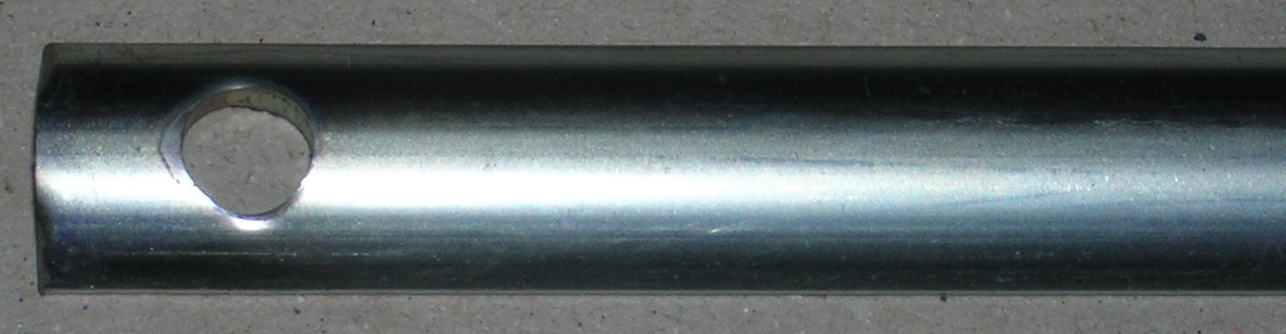 Halbrundstange 14x4,5 mm 1000mm hellvz.. 5100/3