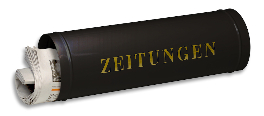 Artikelbild 2 des Artikels Burg Zeitungsbox 800 S schwarz Stahl verzinkt