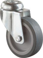 Artikelbild 2 des Artikels Apparate-Lenkrolle Ø125mm Gummi grau Bauhöhe 158mm