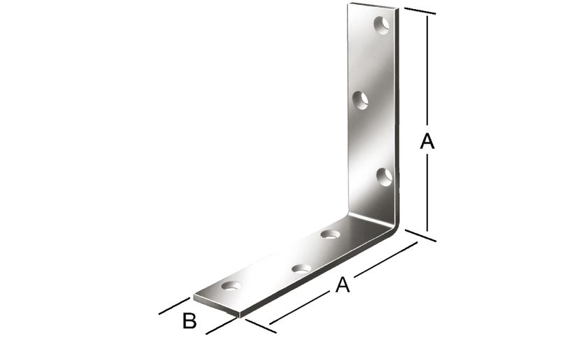 Artikelbild 1 des Artikels Starker Balkenwinkel 100x40x5mm - 173 100 Z Starker Balkenwinkel 100x40x5mm - 173 100 Z