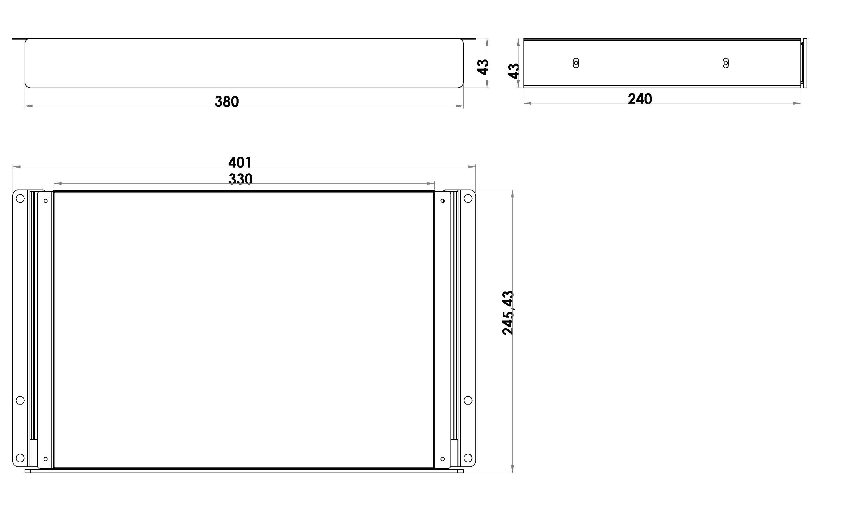 Artikelbild 3 des Artikels Stiftablage TRAY ausziehbar RAL 9016 verkehrsweiss