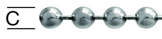Artikelbild 1 des Artikels Kugelkette 5280 3,6 mm MS-verchromt Kugelkette 5280 3,6 mm MS-verchromt