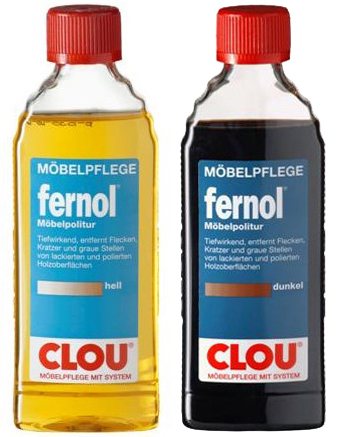 CLOU fernol Möbelpflege hell / Flasche 0,150 ltr