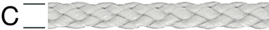 Polypropylenseil 6mm rundgeflochten weiß
