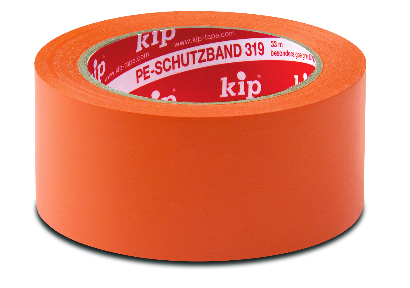 Kip 319 PE-Schutzband 50mm x 33m glatt orange