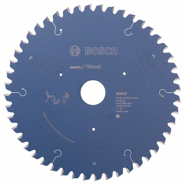Bosch Kreissägeblatt 216x30mm Z48 WZ negativ -5°