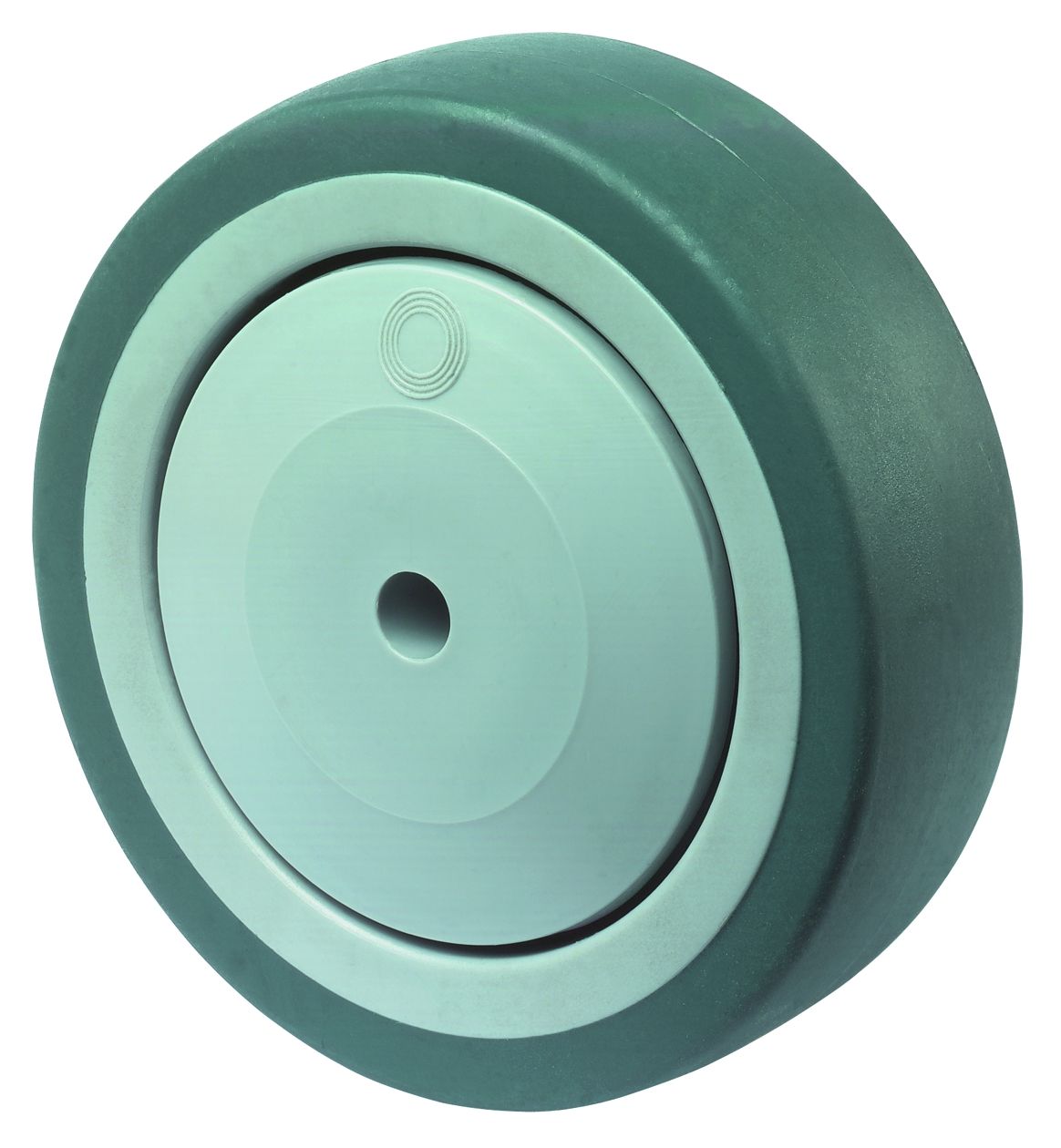 A85.075.jpg Gummirad Ø100mm grau Achsdurchmesser 8mm