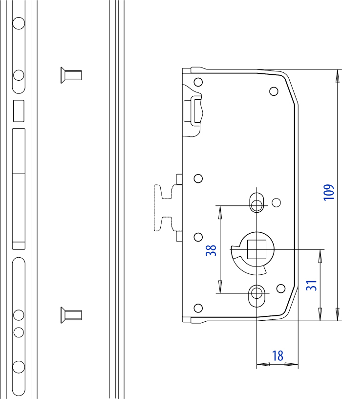 Artikelbild 2 des Artikels Fuhr Sperrbügel-Zusatzschloss 65 mm Dorn