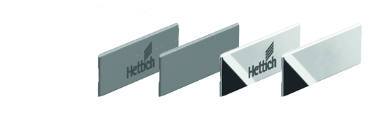 IT Atira Abdeckkappe grau mit Hettich Logo