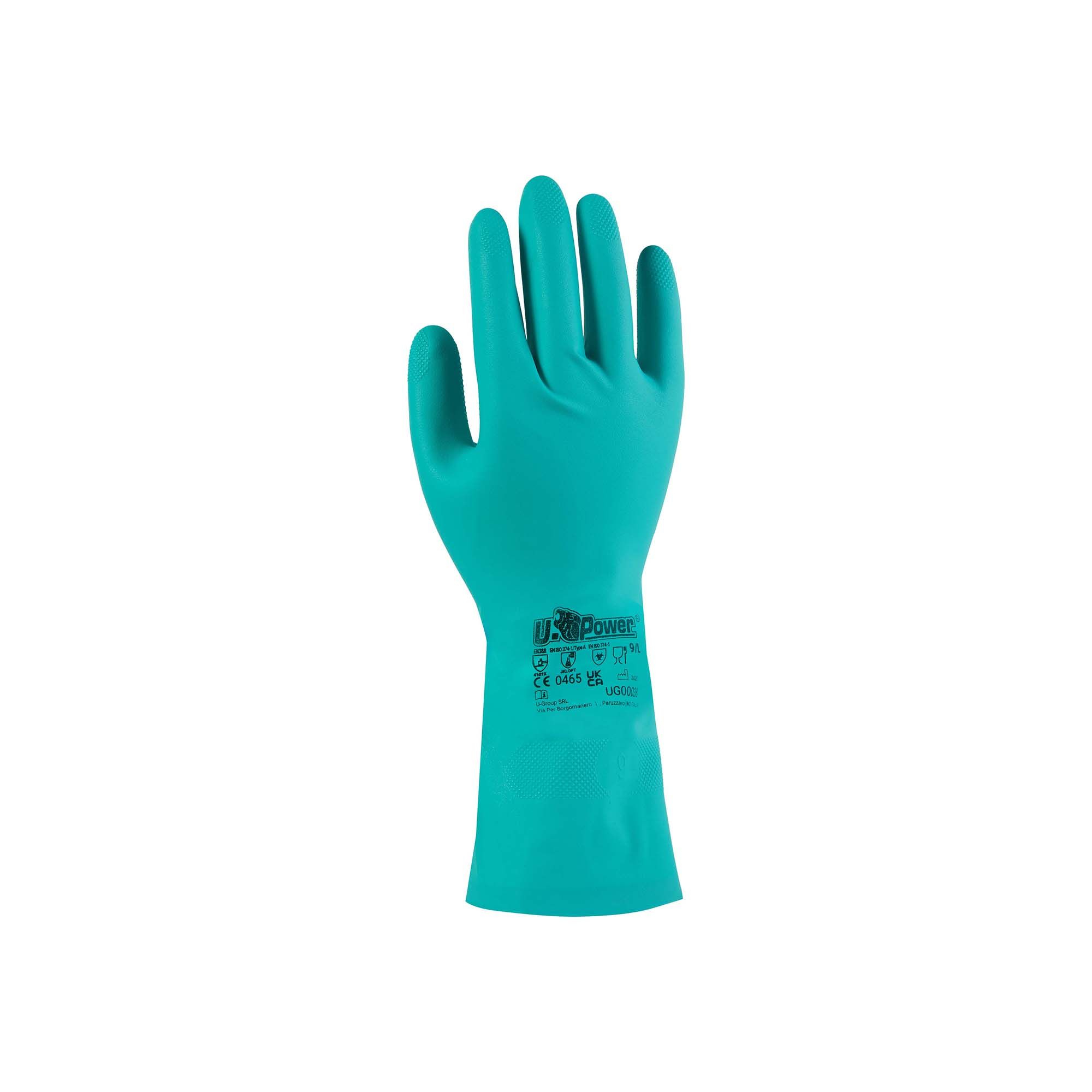 U-Power Chemikalienschutzhandschuh NitrilSpix Gr.7