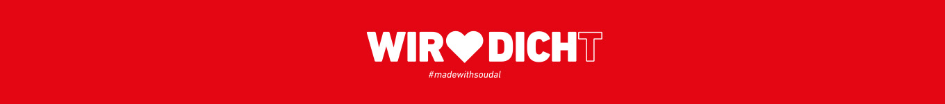 Wir lieben DichT Footer Grafik Soudal Markenseite