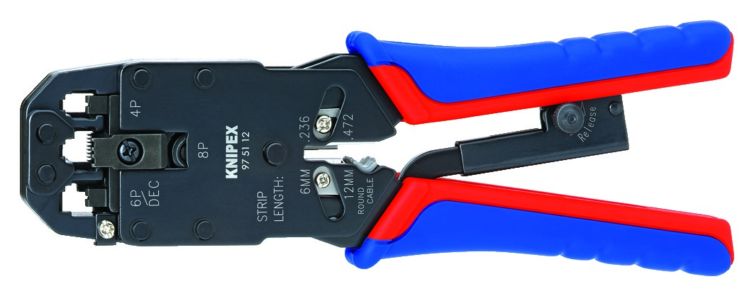 Artikelbild 1 des Artikels KNIPEX Crimpzange für Westernstecker  975112 KNIPEX Crimpzange für Westernstecker  975112