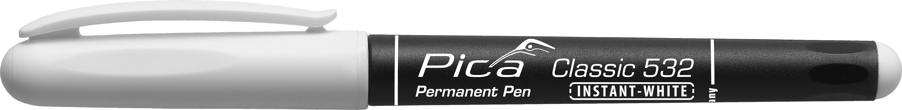 Pica Classic Instant White Pen, 1-2 mm Spitze