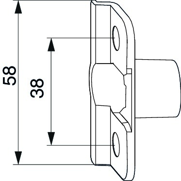 357741 Anpressverschluß einbohrbar 24 FT 13 V