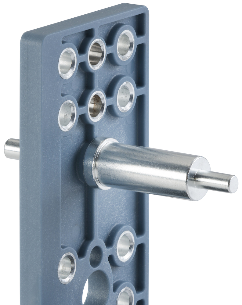 Artikelbild 2 des Artikels Bohrlehre Kunststoff 4861 mit Stahlbuchsen