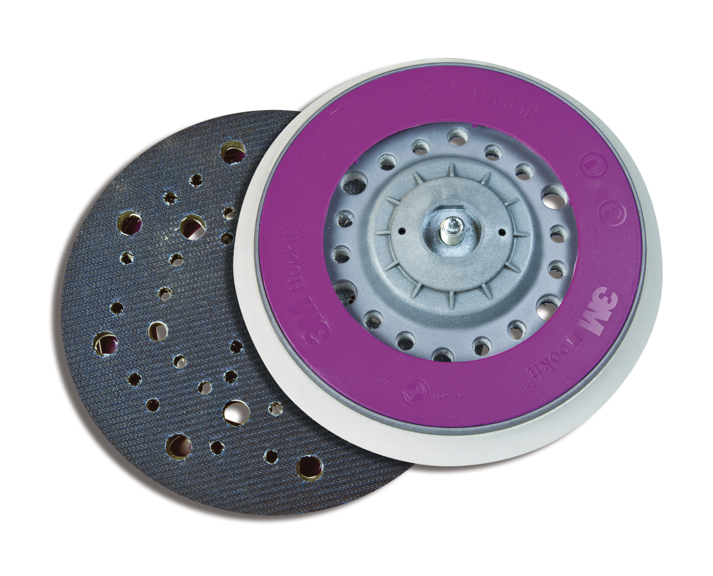 3M Hookit Stützteller 150mm M8 Standard purple