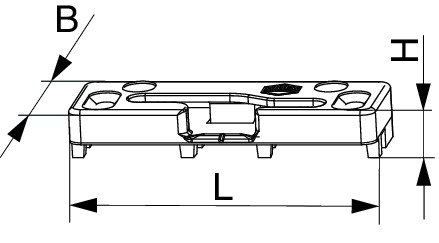 367370 PAS Schließteil für PVC links