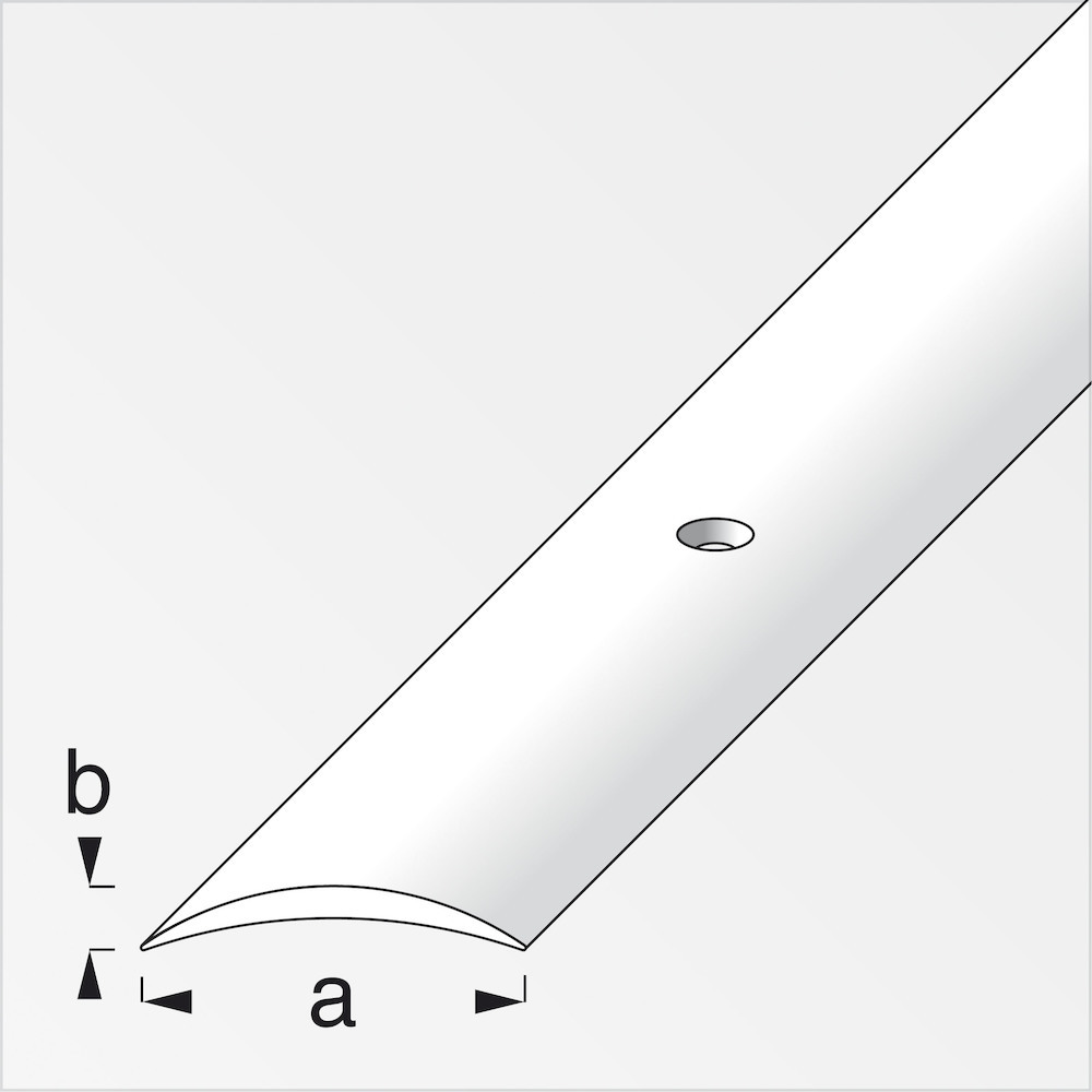 Artikelbild 4 des Artikels alfer Alu Übergangsprofil 30 x 5,0mm, Lg. 2000mm