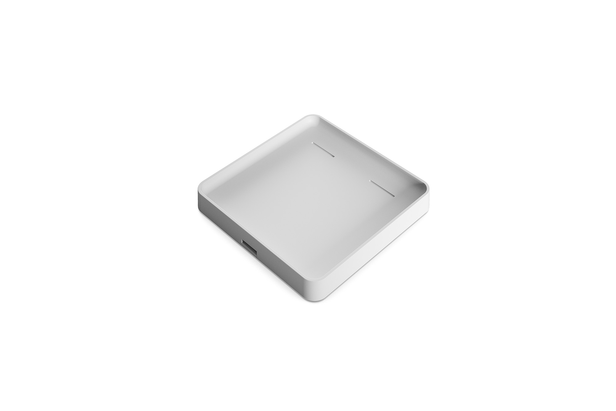 LED-Mec Driver Montageplatte, Weiß, für zwei