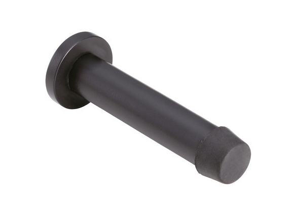 Türstopper Ø 19mm, Wandmontage, Schwarz matt