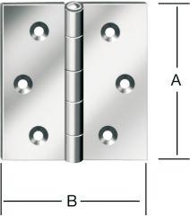 Artikelbild 1 des Artikels Käntige Scharniere 30x30mm - 10503 030 NIRO Käntige Scharniere 30x30mm - 10503 030 NIRO