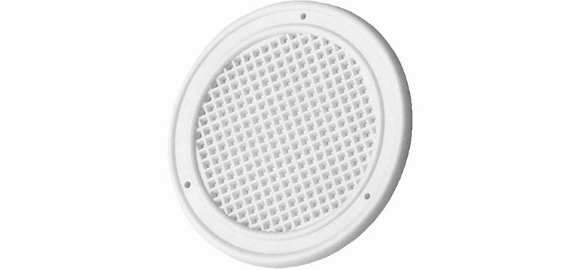 Lüftungssieb Kunststoff rund 60 mm - braun