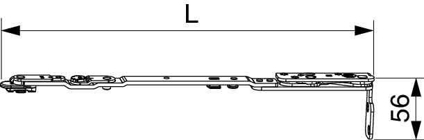 217468 DK Scherenarm mit Lager Multi Power 600/800
