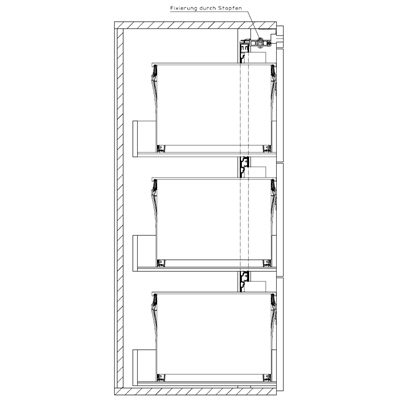 Konstruktionszeichnung CAD 1:1 Container KA 5632