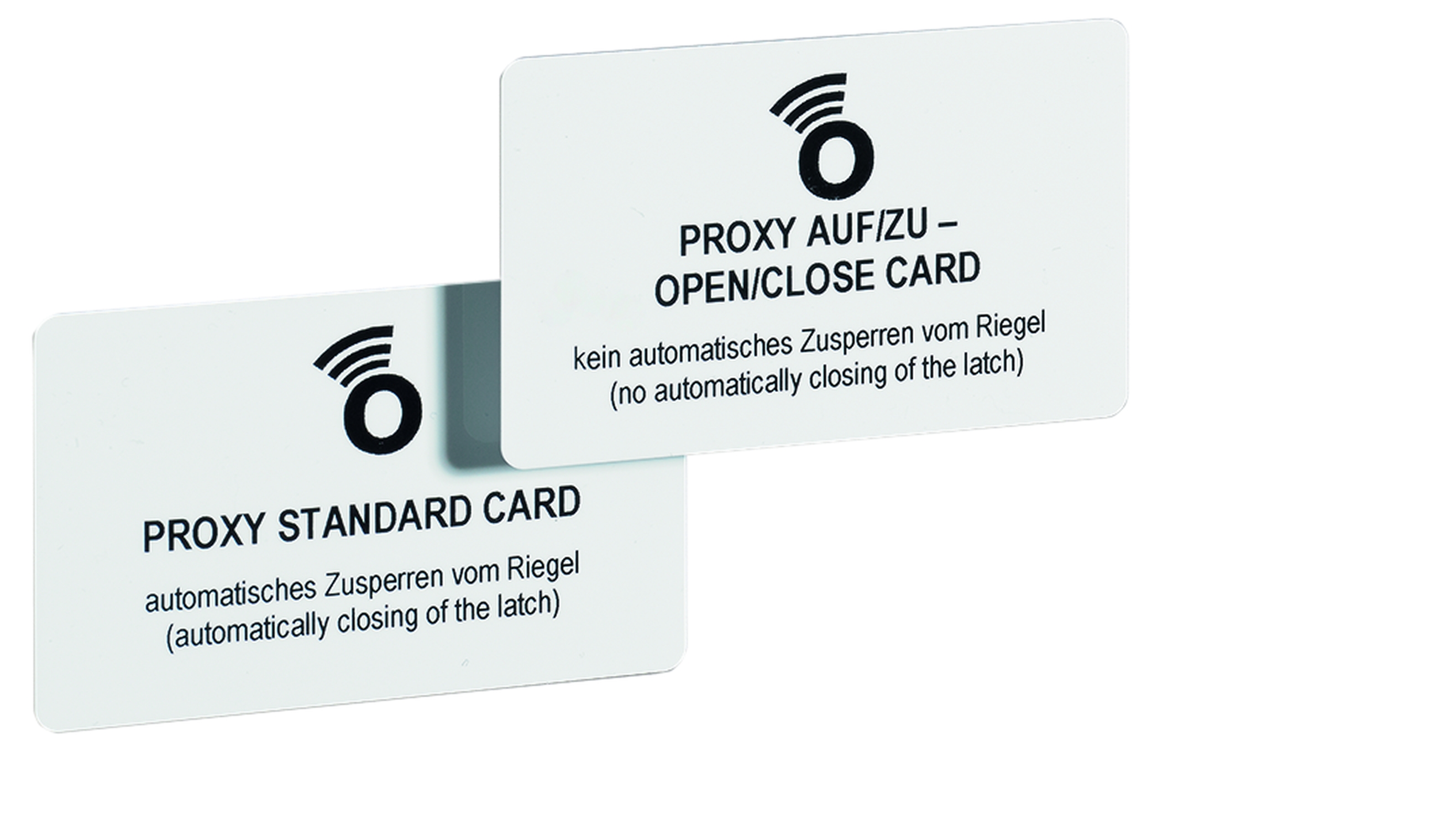 Hettlock RFID Set Servicekarten auf/zu/Standard