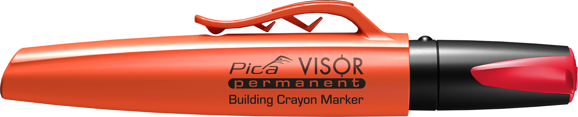 Pica Visor Permanent-Marker Rot, nachfüllbar