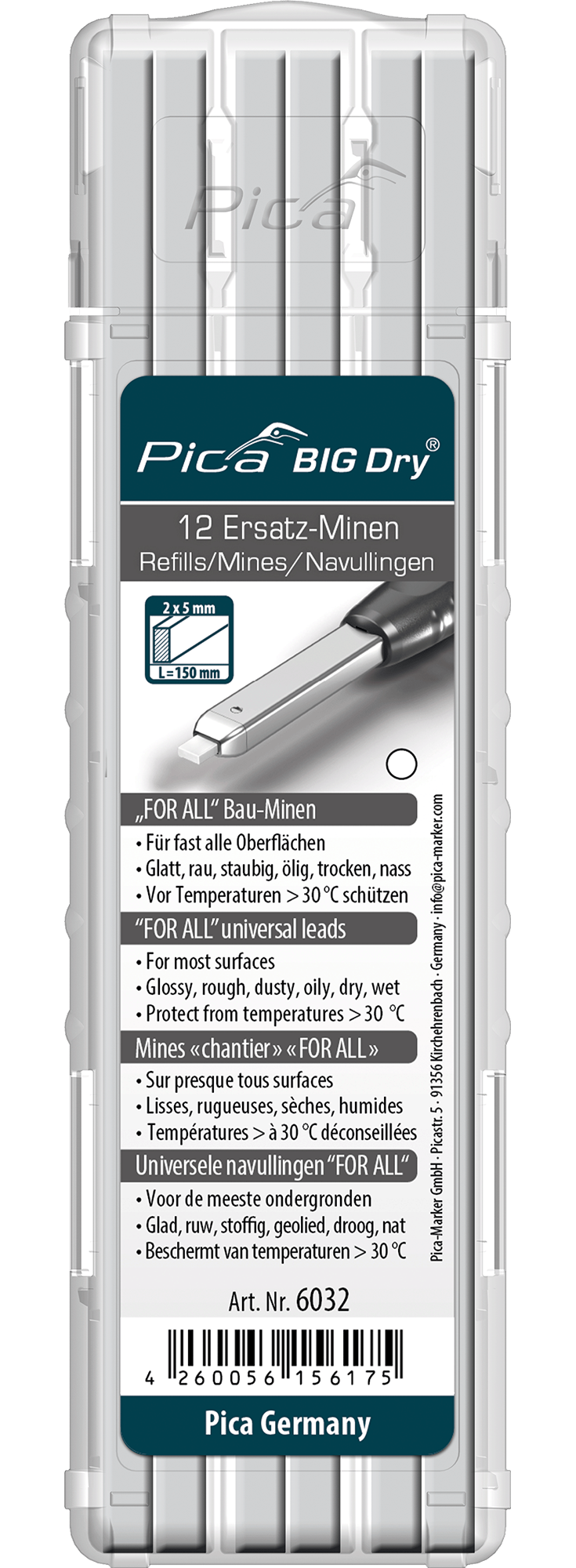 Pica Big Dry For-All Weiß Universal