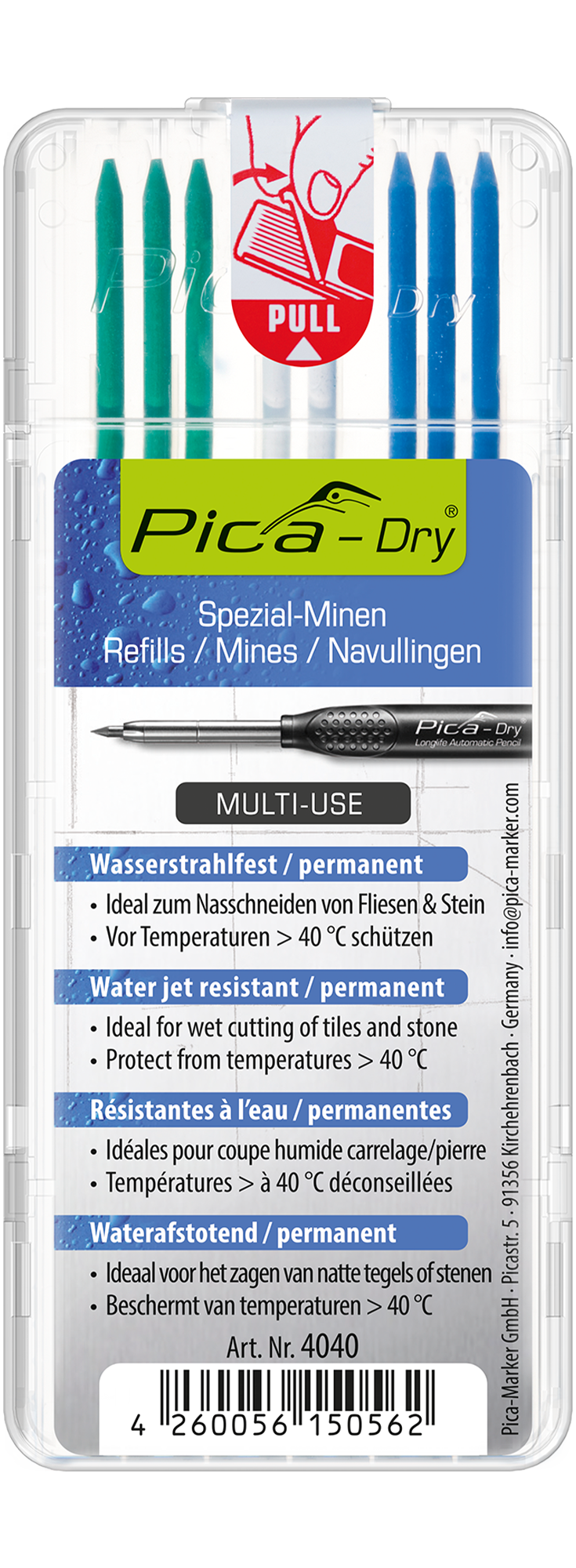 Pica Dry Spezialminen-Set Color-Mix