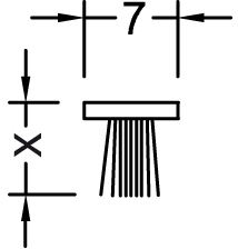 Artikelbild 1 des Artikels Bürstenkeder RB 1 für 14mm Bürstenkeder RB 1 für 14mm