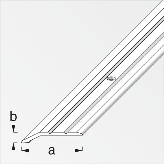 Artikelbild 2 des Artikels alfer Abschlussprofil flach gelocht 30 x 5,0mm