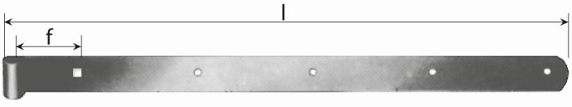 Langbänder Typ 12, gerade 10er Rolle/450 mm -