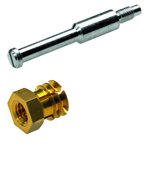 Artikelbild 1 des Artikels Messingmuffe f. Megalock- Stahldübel M8 Messingmuffe f. Megalock- Stahldübel M8